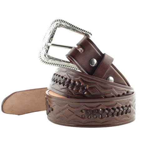 Ceinture cuir marron Chocolat
