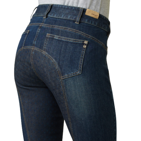 Pantalon équitation jean femme