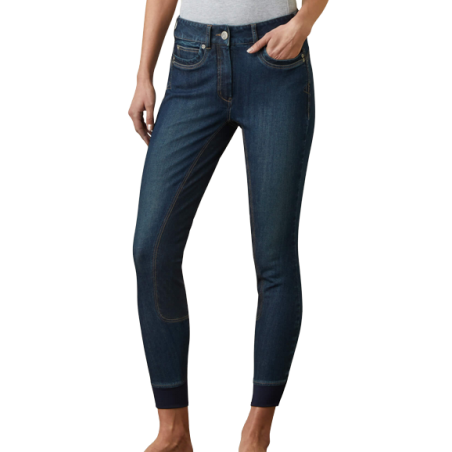 Pantalon équitation jean femme