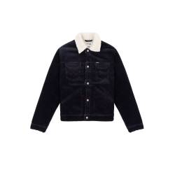 Veste velours Wrangler fourrée Sherpa Navy