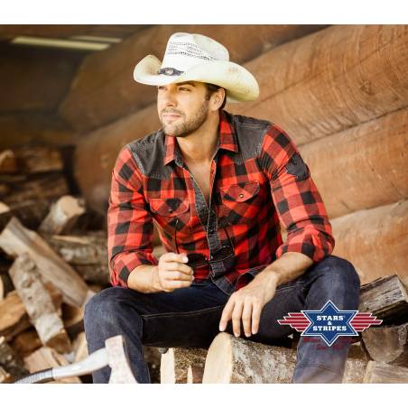 Chemise western Lumberjack Red