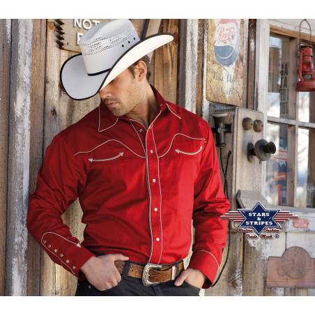 Chemise western Jack Red