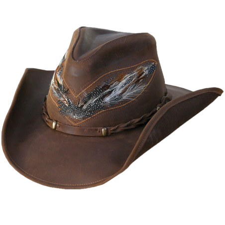 Chapeau cuir Outback