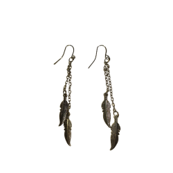 Boucles d'oreilles plumes