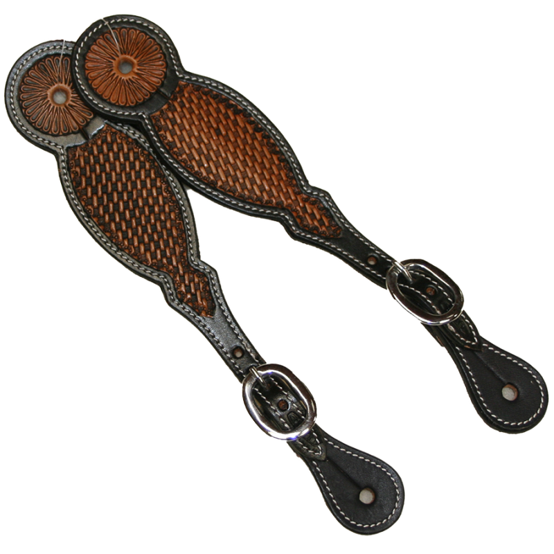 Lanières d'éperons western Basket