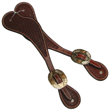 Lanières d'éperons western Rosewood