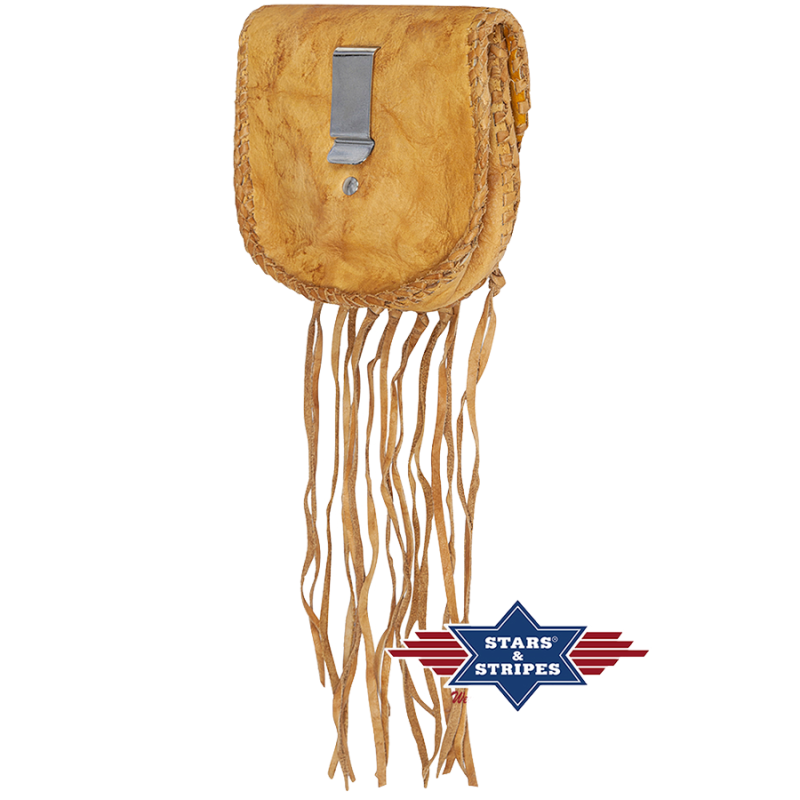 Sacoche à franges ceinture