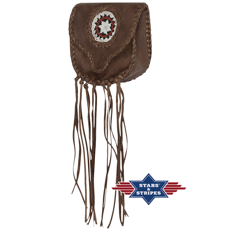 Sacoche à franges ceinture