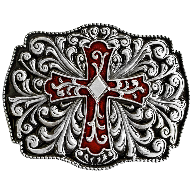 Boucle de ceinture croix