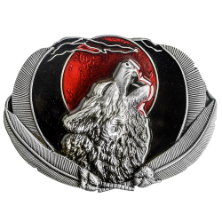 Boucle de ceinture loup