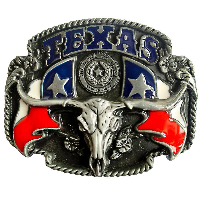 Boucle de ceinture longhorn