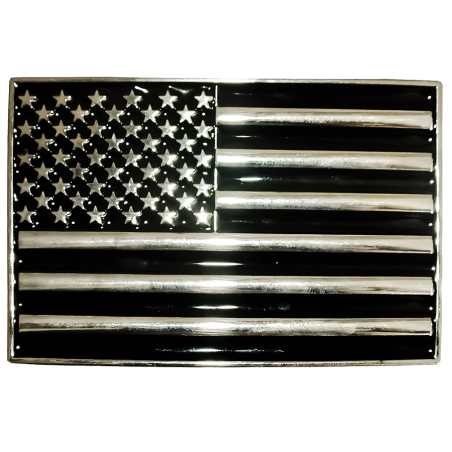 Boucle de ceinture drapeau US