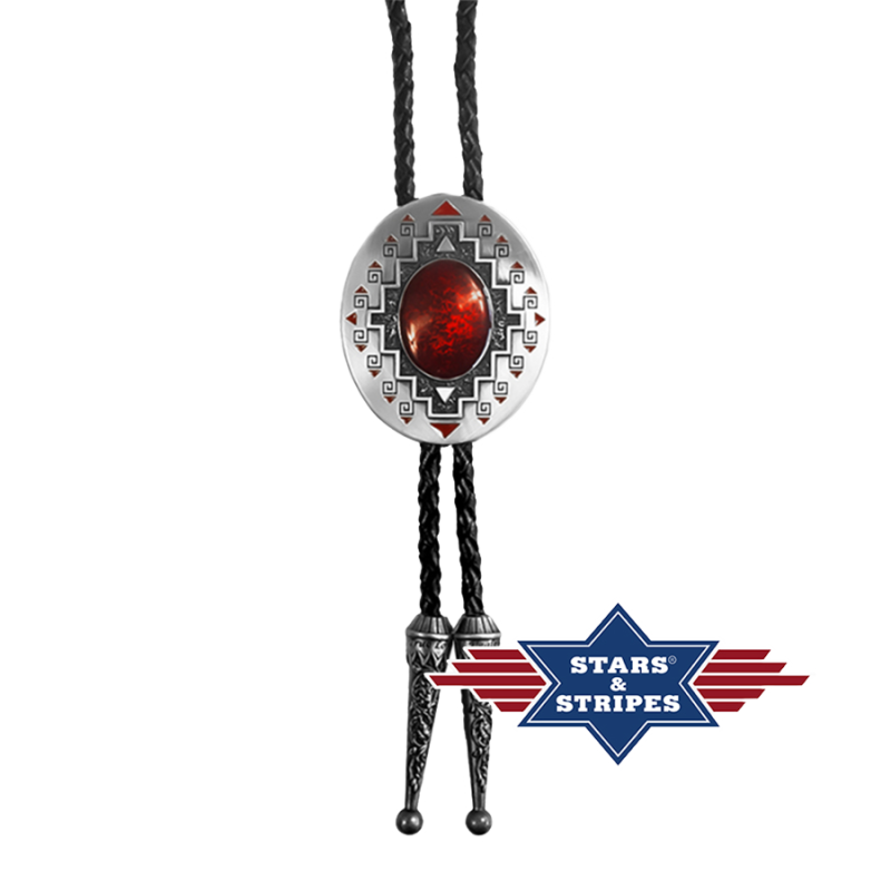 Bolo tie rouge
