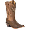 Bottes cuir marron