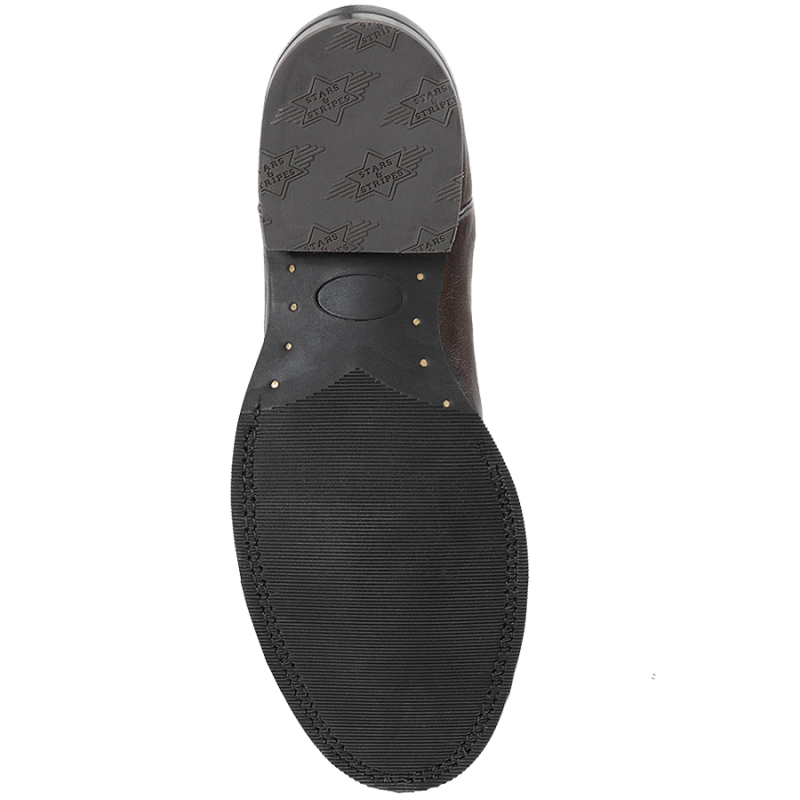 Bottes de travail cuir marron