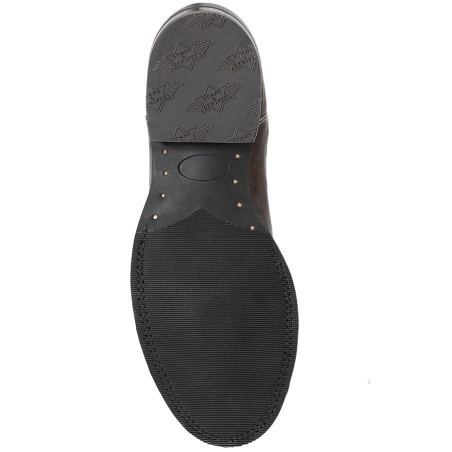 Bottes de travail cuir marron