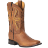 Bottes cuir marron