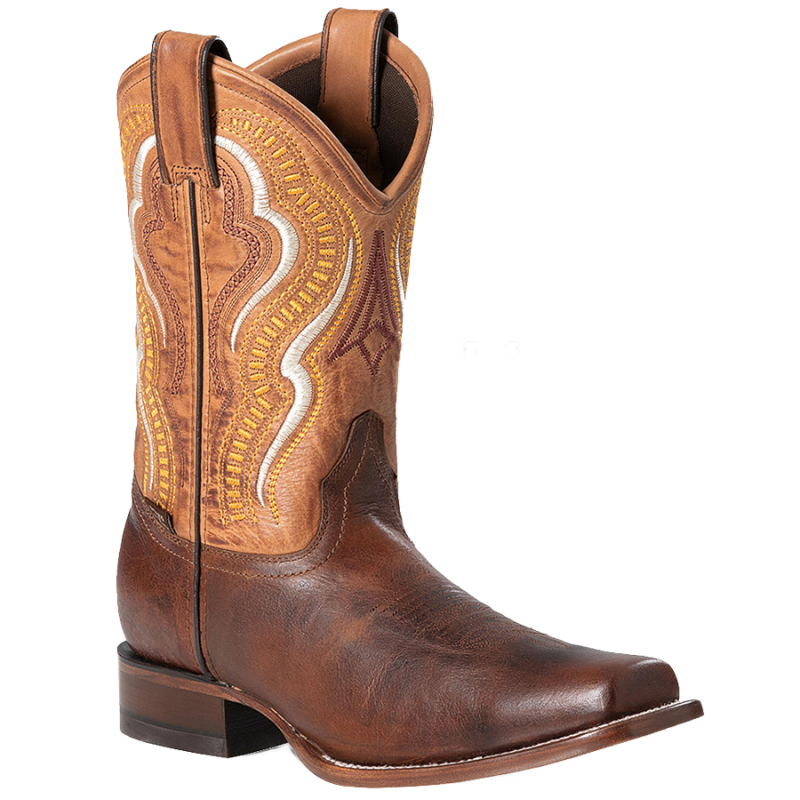 Bottes cuir marron