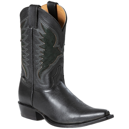 Bottes cuir noir