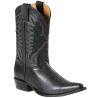 Bottes cuir noir