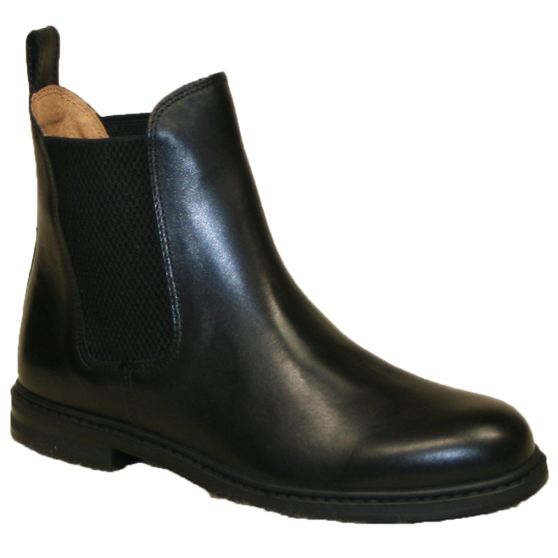 Bottines cuir noir