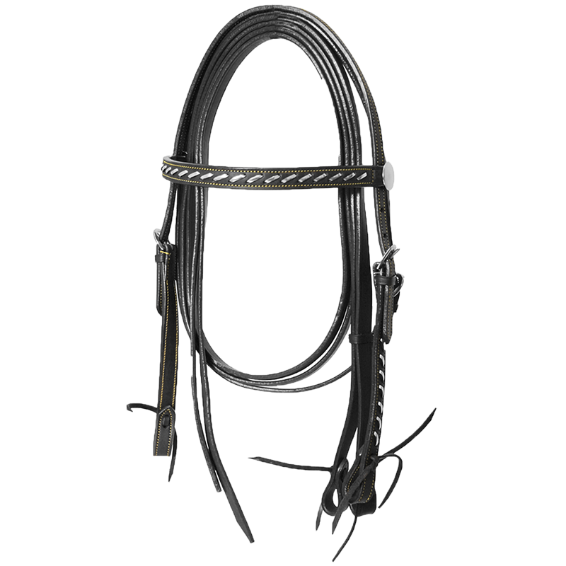 Bridon et rênes déco argent