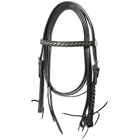 Bridon et rênes déco argent