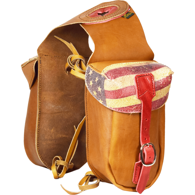 Fontes de randonnée cuir US Flag