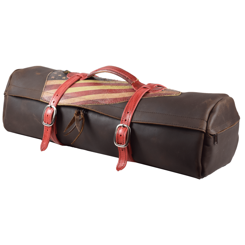 Charvin de randonnée cuir US flag