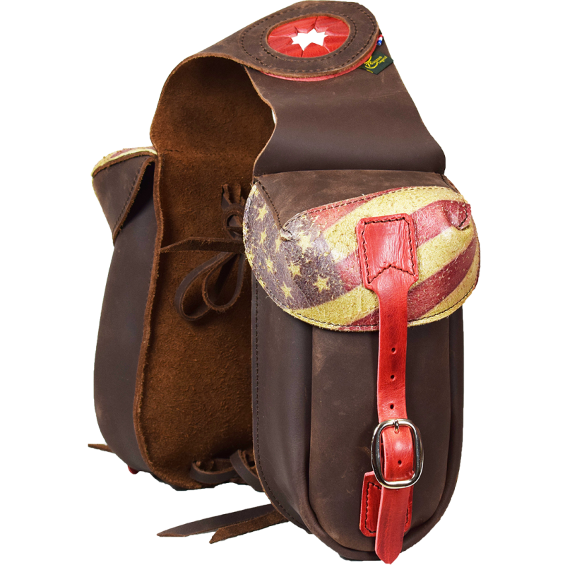 Fontes de randonnée cuir US Flag