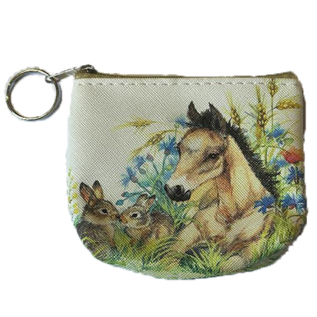 Porte-monnaie enfant motif cheval