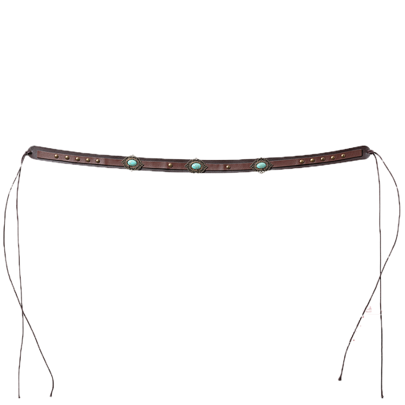 Tour de chapeau cuir