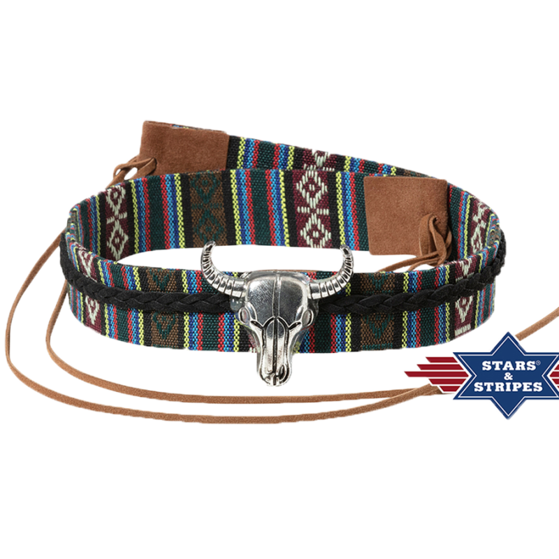 Tour de chapeau cuir