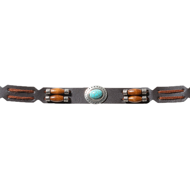 Tour de chapeau cuir