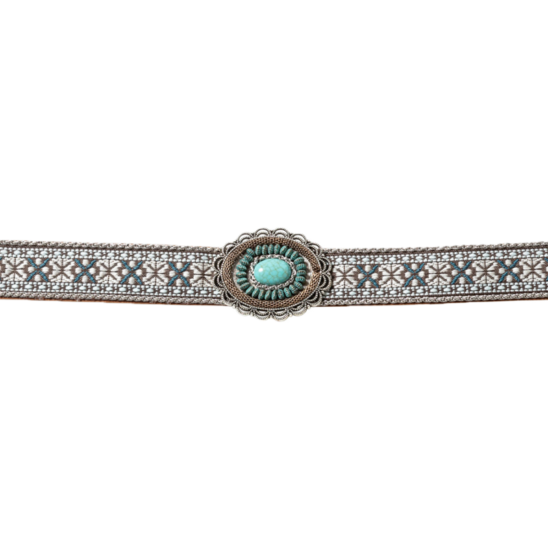 Tour de chapeau cuir