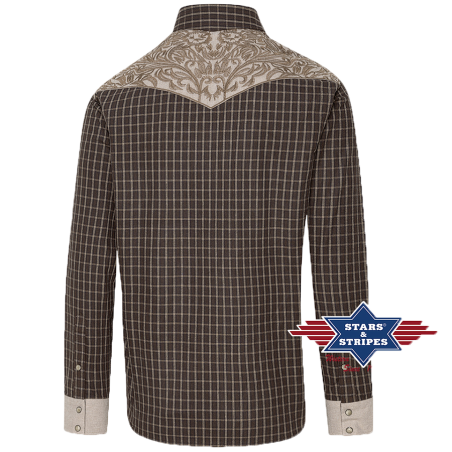 Chemise western Roger Beige