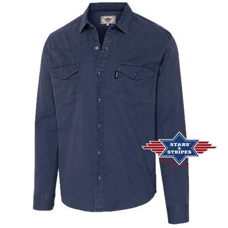 Chemise western Daniel Blue