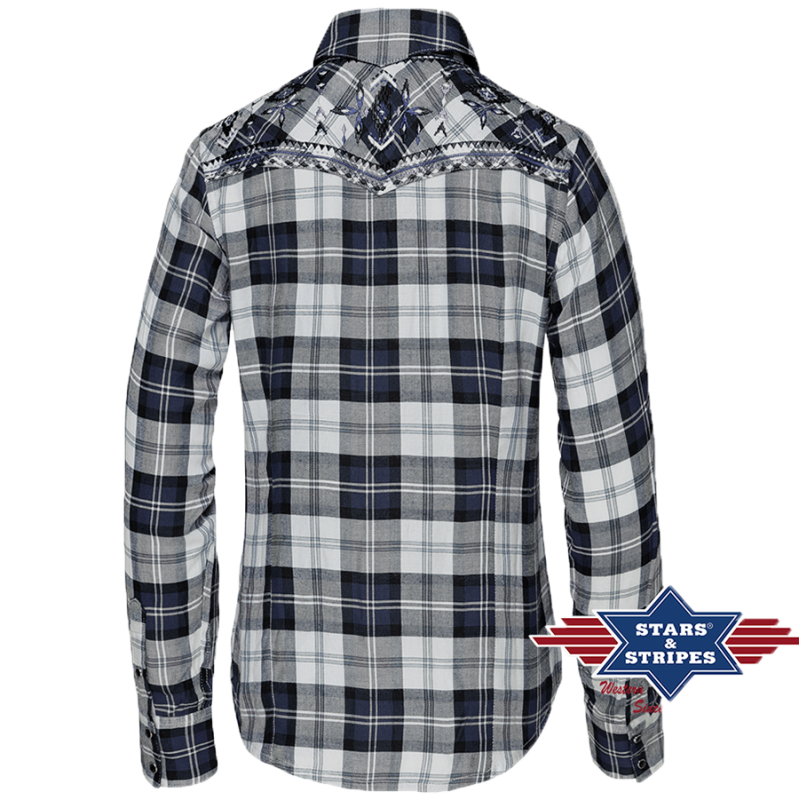 Chemise western Pasadena Blue