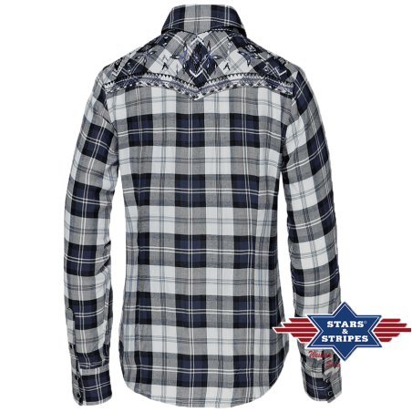 Chemise western Pasadena Blue