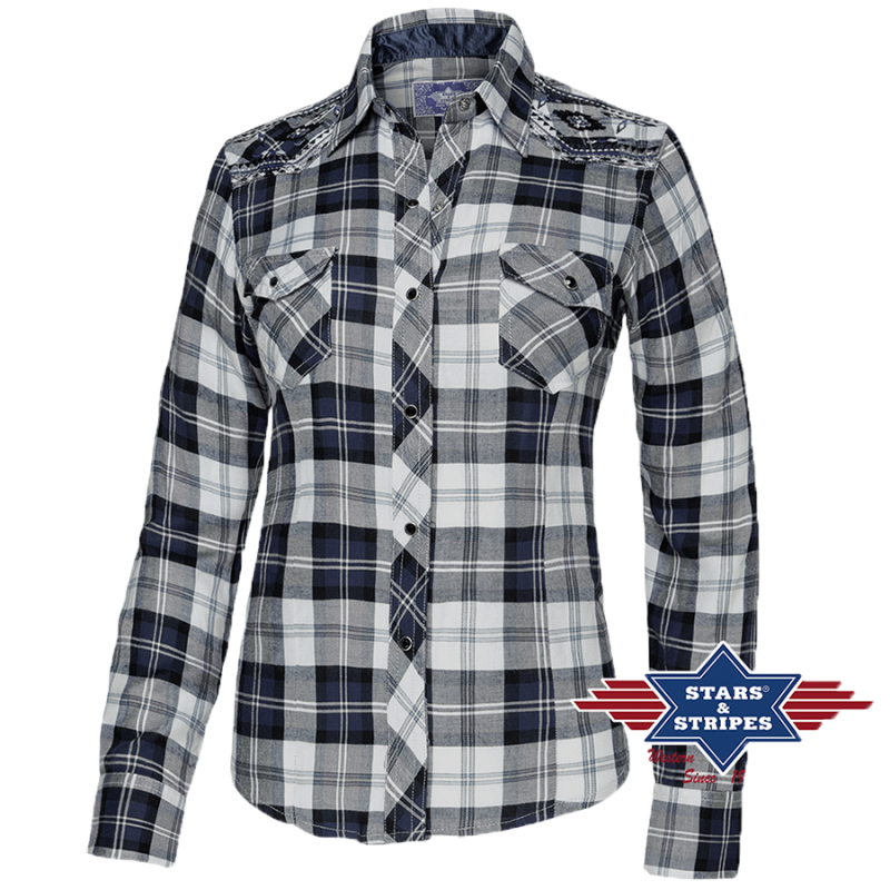 Chemise western Pasadena Blue