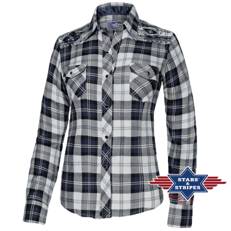 Chemise western Pasadena Blue