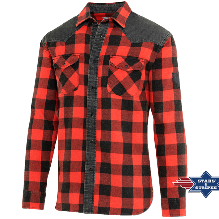 Chemise western Lumberjack Red