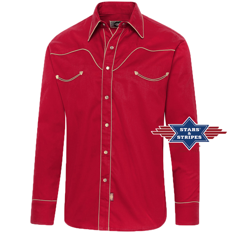 Chemise western Jack Red