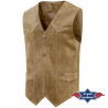 Gilet daim Alabama Beige