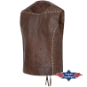 Gilet cuir Alamo