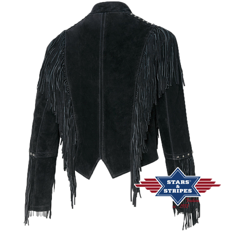 Veste daim Brianna Black