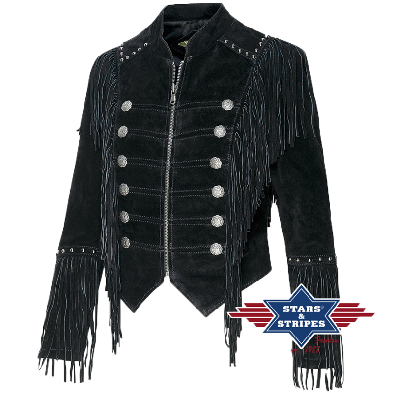 Veste daim Brianna Black