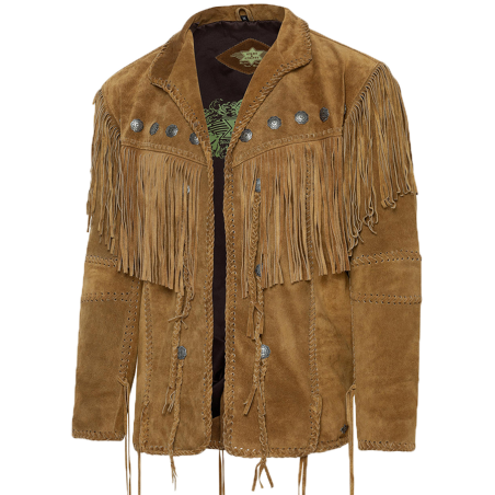 Veste daim Hombre Brown