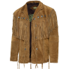 Veste daim Hombre Brown