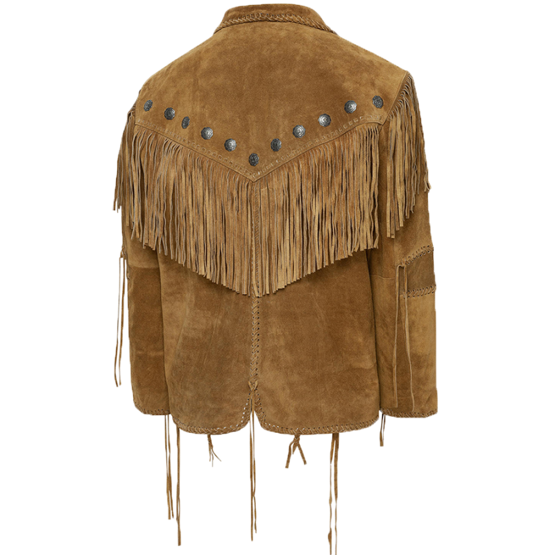 Veste daim Hombre Brown